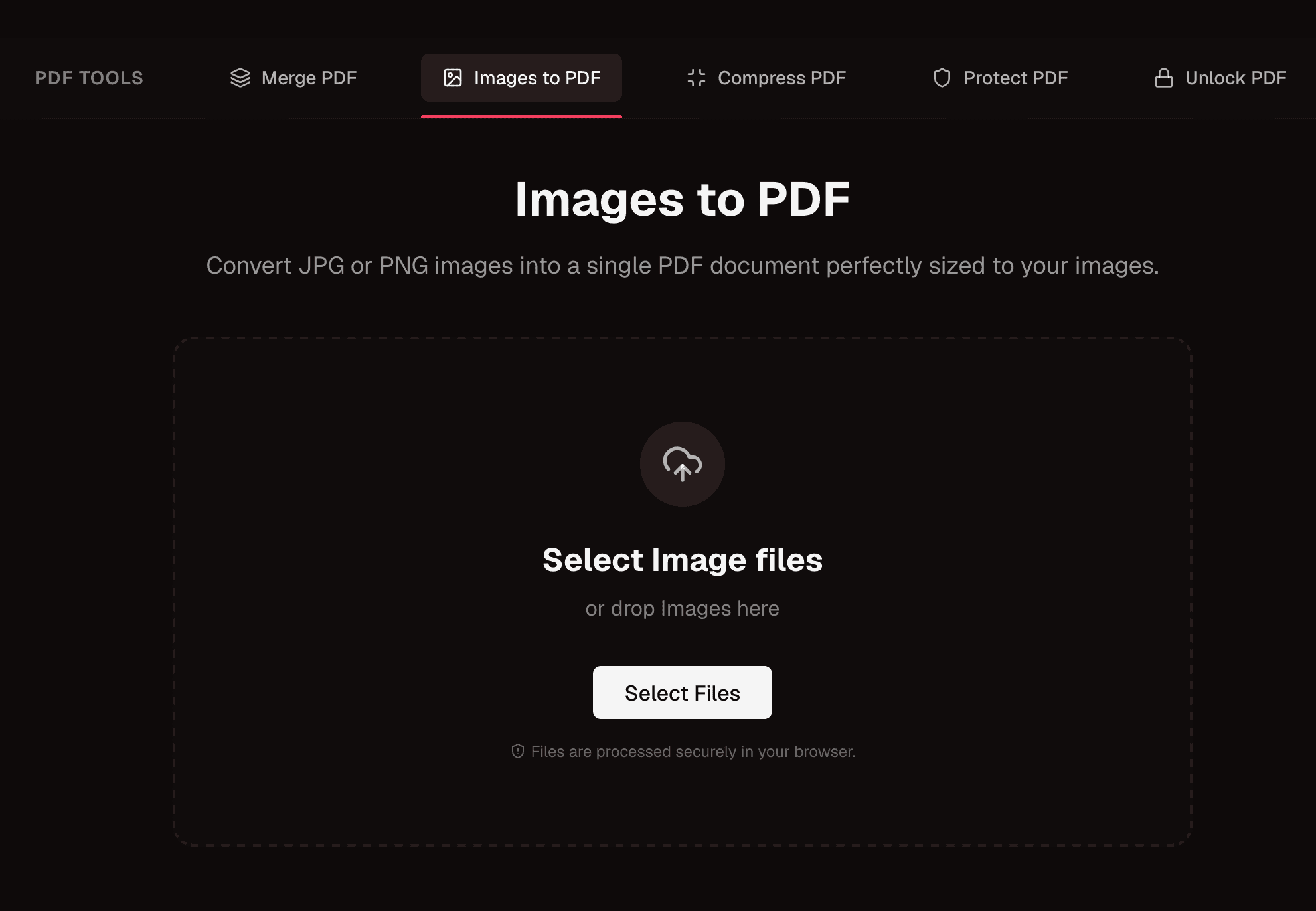 Arcanize Images to PDF tool
