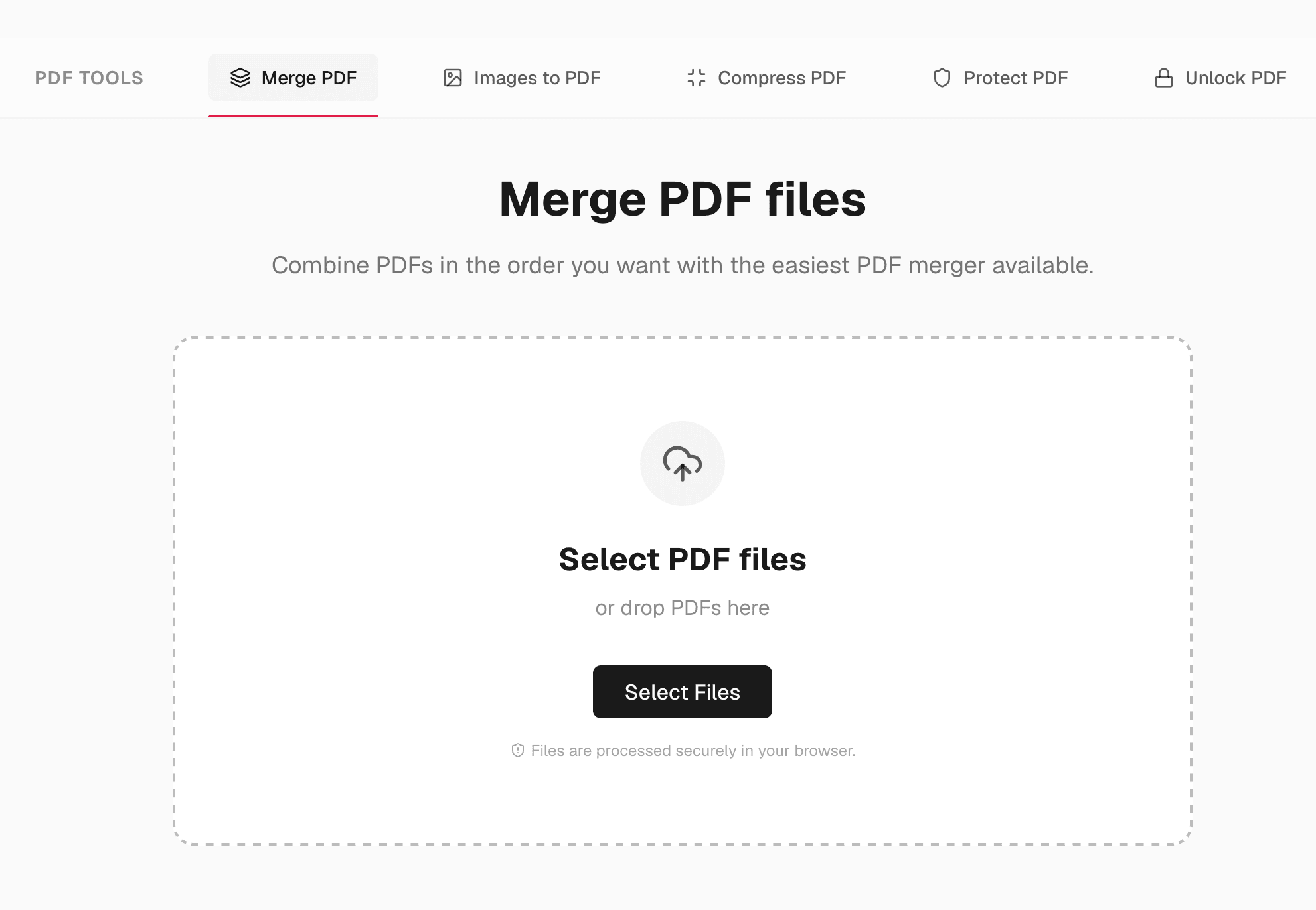 Arcanize Merge PDF tool