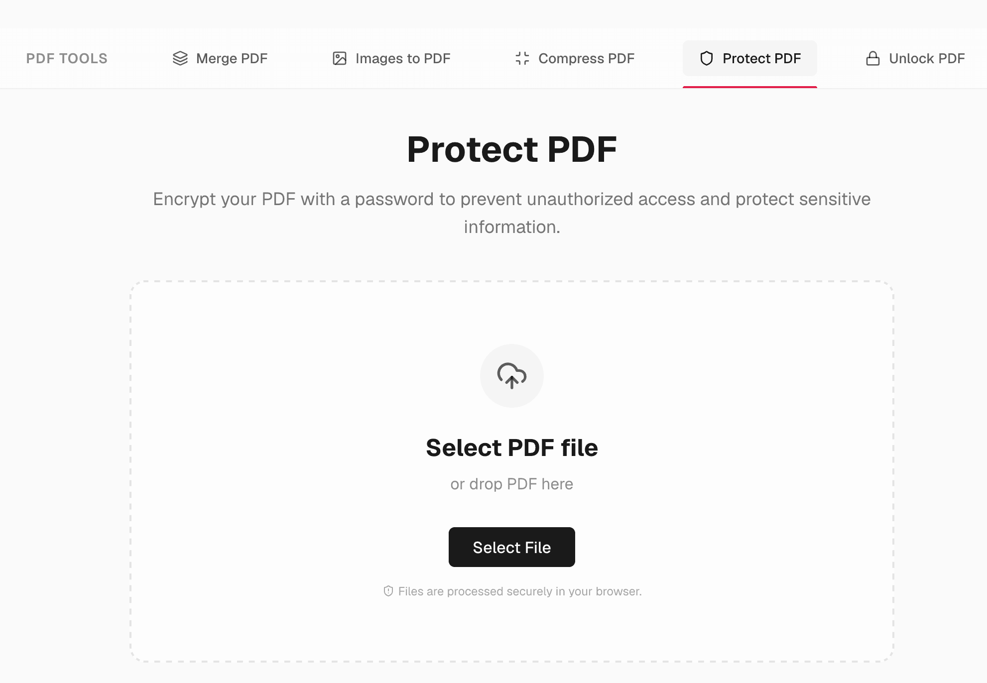 Arcanize Protect PDF tool